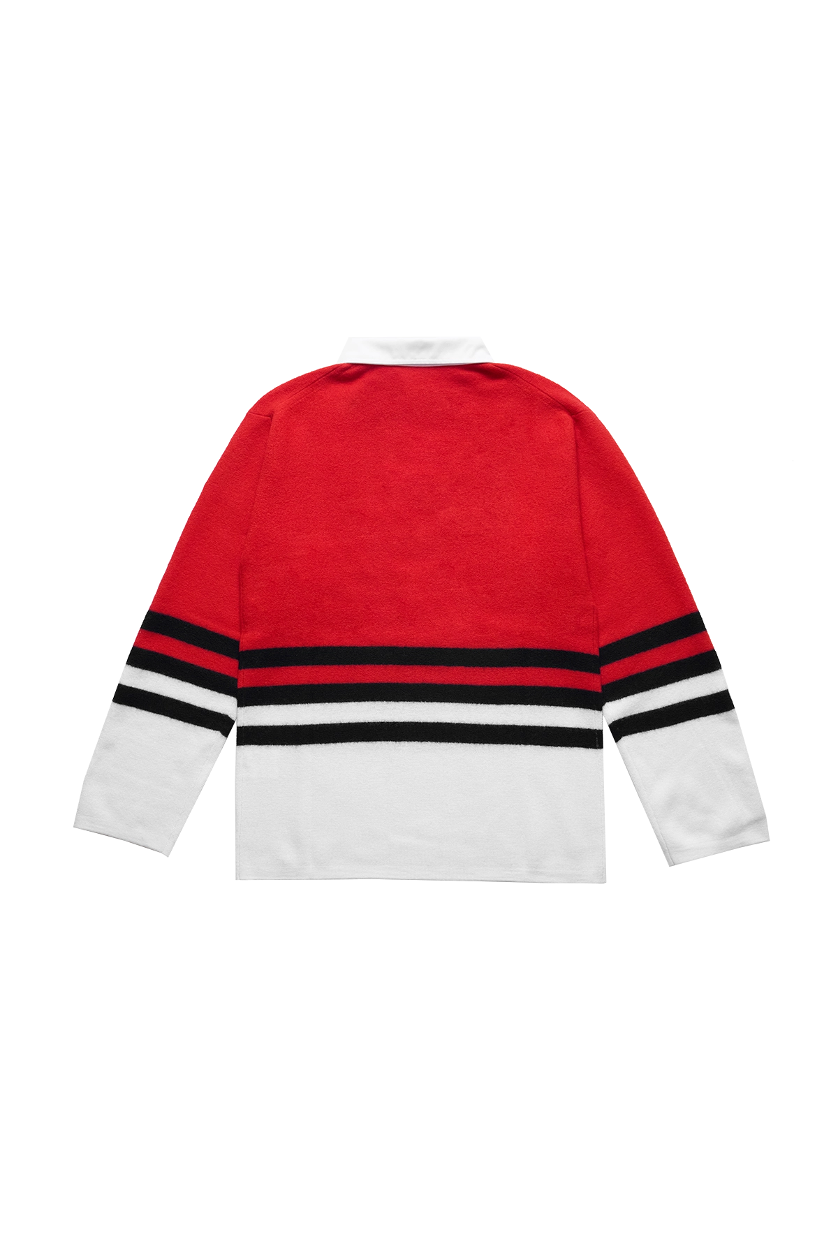 Wales Bonner Cypher Polo Sweater Red 1