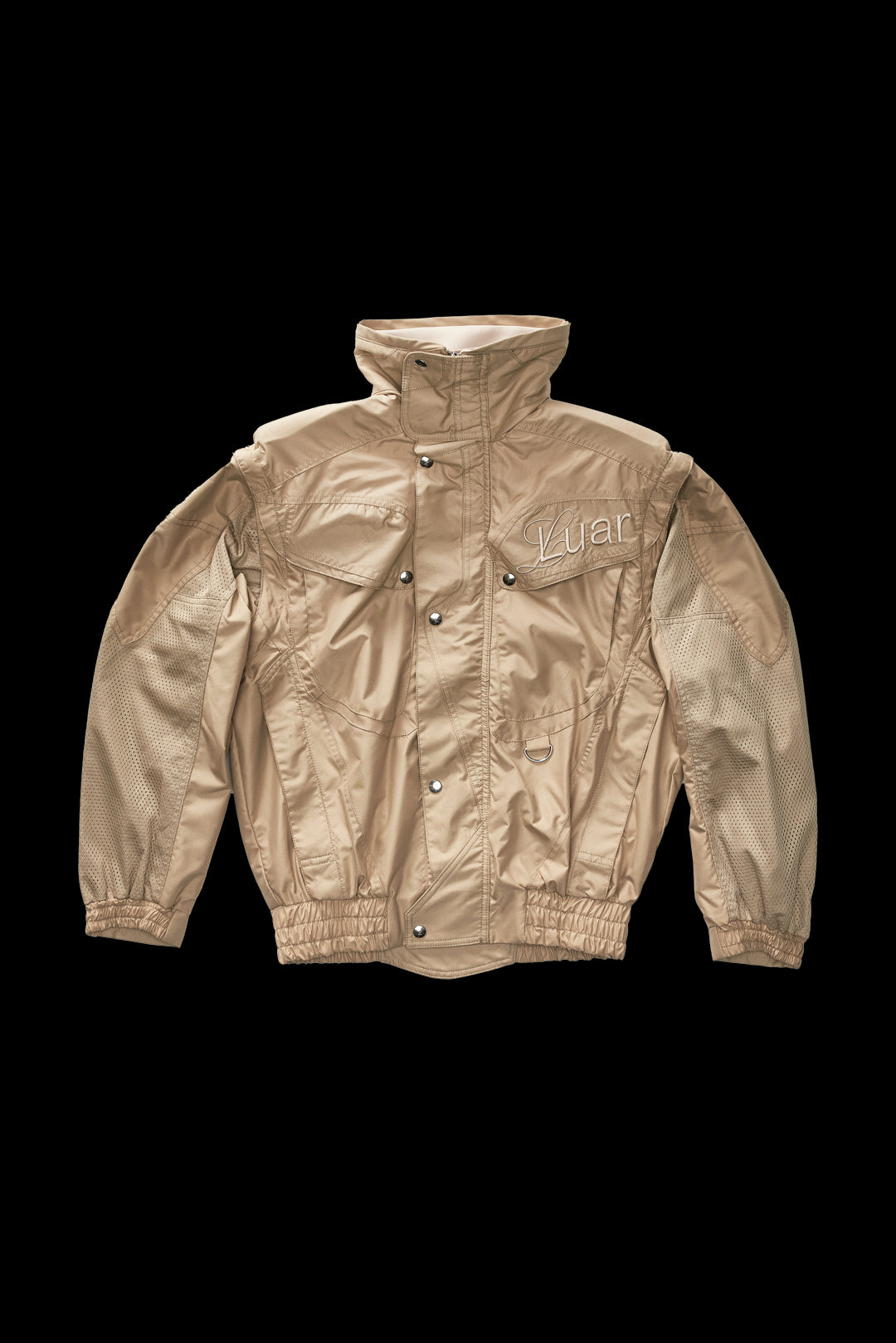 Luar Essx Exclusive Bomber Tech Jacket Beige 1109