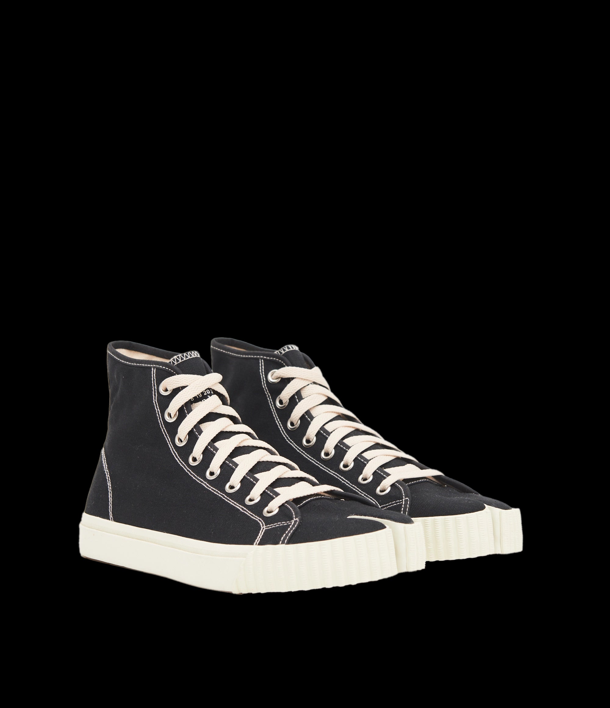 Maison Margiela Tabi High Top Sneakers Black 1312