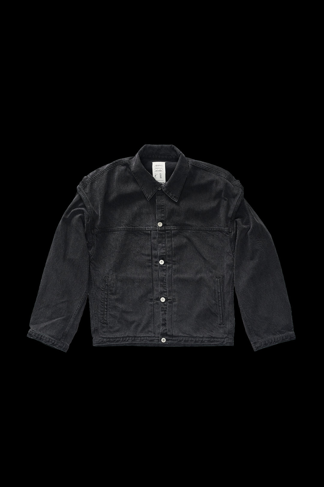 Kuro Power Shoulder Denim Jacket 1021