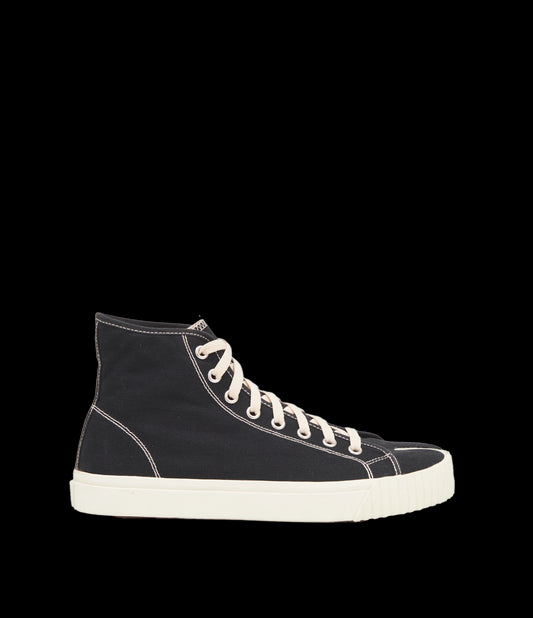 MAISON MARGIELA TABI HIGH TOP SNEAKERS BLACK