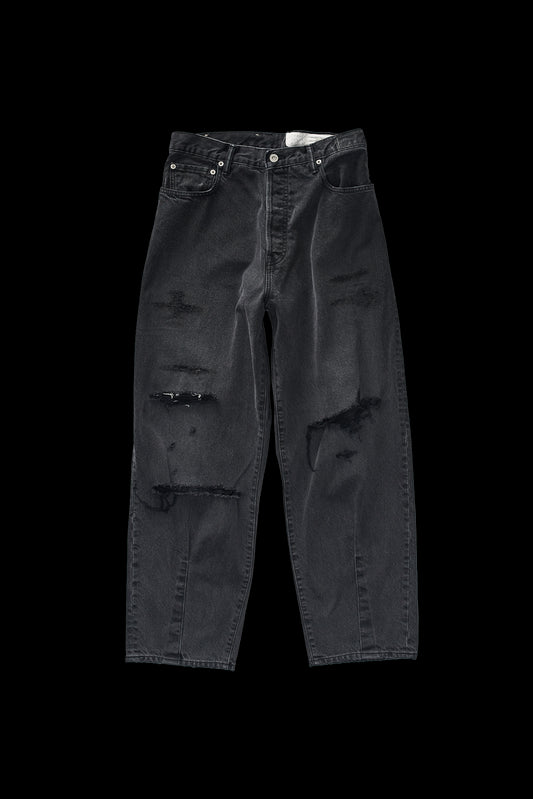 Kuro Crossed Denim Pants 1018