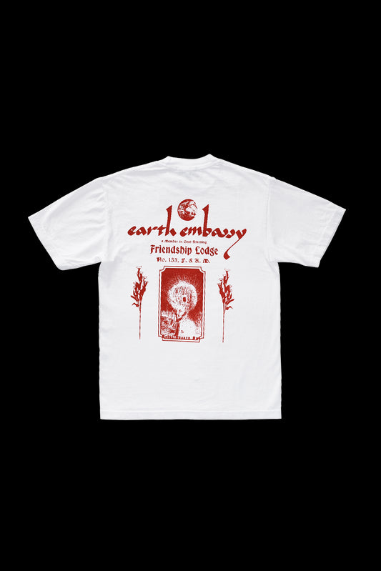 TOTAL LUXURY SPA EARTH EMBASSY WHITE SHORT SLEEVE T-SHIRT
