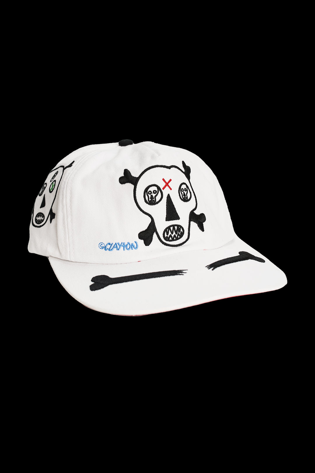 Clayton Patterson Cotton Skull Cap White 3802